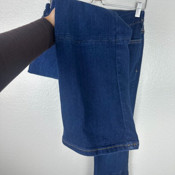 Anthropologie Pilcro Kick Mid Rise Crop Flare Jeans 29 Boho Minimalist Contempor - Picture 5 of 12